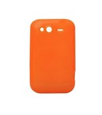 HTC Wildfire S silikondeksel (oransje)
